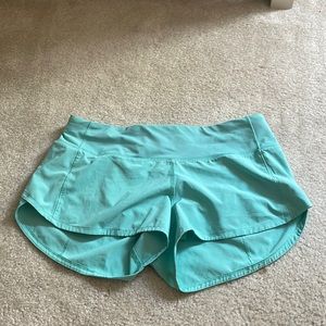 blue lululemon shorts